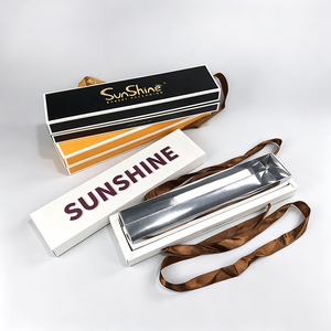 Sunshine White Custom Drawer Ivory Board Paper Boite Tiramisu Container Chocolate Cake Takeaway Food Packaging - Product Image 3