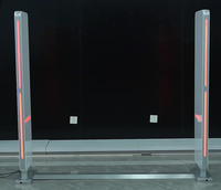 Puerta de Control de Acceso Inteligente RFID para Biblioteca Hecere con Alarma LED Antirrobo, Resistente al Agua, Aleación de Zinc, Distancia de Operación de 1-4m
