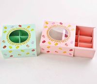 Boîte à dessert de luxe personnalisée, carton alimentaire de qualité supérieure, boîte cadeau de haute qualité, boîte rigide recyclable pour gâteaux et poudrées, taille et logo personnalisés