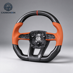 Volant de voiture personnalisé en cuir et fibre de carbone forgée avec LED pour Lamborghini Urus Gallardo Huracan Aventador - Product Image 2