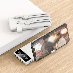 Batterie externe portable grande capacité 10000 mAh 10W avec affichage numérique LED universel, batterie externe universelle haute capacité 50000 mAh pour extérieur - Product Image 5