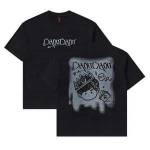 เสื้อเจอร์ซีย์ผ้าฝ้าย100% สำหรับผู้ชายเสื้อ220gsm โอเวอร์ไซส์ผ้าคอตตอนพิมพ์ดิจิตอล - Product Image 5