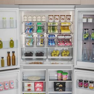 Organizador de Latas de Refresco Ajustable de Plástico, Dispensador de Bebidas con Diseño Moldeado por Inyección para Refrigerador - Product Image 5