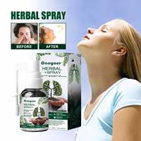 Googeer Traitement Bio Jetable à Base de Plantes pour Congestion Nasale, Rhinite et Sinusite – Nettoyant et Réparateur Corporel en Spray Nasal