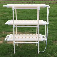 Pompe hydroponique automatique, 108 trous de plantation, système de culture à 3 niveaux pour légumes, herbes et fruits
