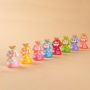 Charms Popolari in Resina a Forma di Principessa con Corona Colorata, Forniture Artistiche in Resina, Charms Personalizzati 3D a Forma di Principessa, Charms Fai da Te per Custodie Telefoniche - Product Image 2