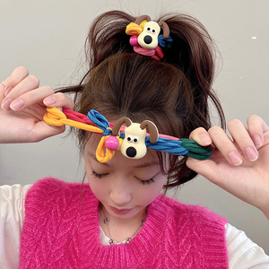 Nouvelles attaches pour cheveux pour enfants, style mignon et adorable, élastiques, durables et épaissis, scrunchies tendance - Product Image 1