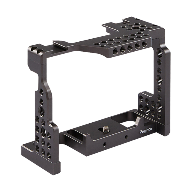 DMIDITIR  Aluminum Alloy Camera Cage for A7M3/A7III/A73/A7RIII/A7R3/A7II/A7S II/A7R II Rig Cold Shoe