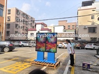 EKAA 55 Inci IP67 4000/5000 Nits Layar LCD Digital Signage Interaktif Tanpa Kipas untuk Luar Ruangan, Totem Berdiri