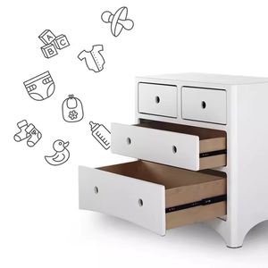 2024 nóng bán hiện đại 4-ngăn kéo gỗ phòng ngủ Tủ Bắc và Nam Mỹ thị trường nhắm mục tiêu nôi đồ nội thất - Product Image 4