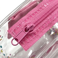 Pochette cosmétique scintillante transparente en PVC, trousse de maquillage étanche, pochette à confettis et sable mouvant, étui de toilette de voyage étincelant pour femmes