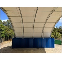 Suihe 40ft Dome Container Shed PVC Waterproof Shipping Container Pare-soleil