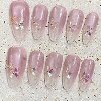Vente en gros d'ongles artificiels de haute qualité, nail art fait main de style français très demandé, produit phare en Europe et aux États-Unis