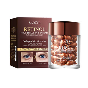 Cápsulas Reafirmantes Antiarrugas Multiefecto con Retinol, Crema Hidratante Rejuvenecedora de la Piel, Suero de Colágeno y Nicotinamida - Product Image 5