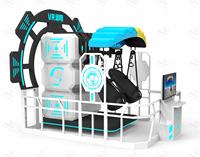 Simulateur de Parapente VR 9D, Équipement de Jeu d'Arcade Commercial de Vol en Parapente et Plongée en Parachute pour Parc d'Attractions