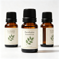 Huile Essentielle d'Eucalyptus Pure, Naturelle et Biologique, Purifiante, Rafraîchissante, Soin de la Peau, Aromathérapie, Huile de Massage pour Diffuseur