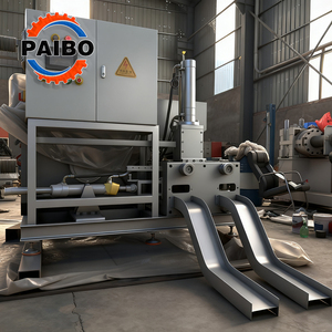 Presse à briquettes métalliques à double porte pour machine de compactage de plaquettes d'aluminium, pour réduire le cycle dans les fonderies d'aluminium secondaires - Product Image 2