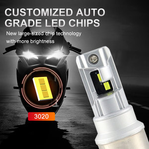 Ampoule de phare LED pour moto BA20D S2 H6, lampe avant pour scooter, moto, <span class=keywords><strong>Honda</strong></span> CG125, Yamaha YBR125, Vespa LX - Product Image 2