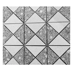 Azulejo de mosaico de mármol de terrazo, azulejo decorativo para baño, suelo de pared interior, mosaico de terrazo, máquina para hacer azulejos