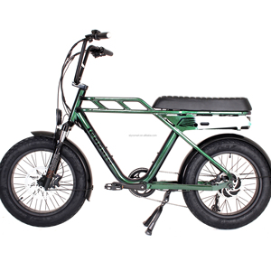 Scooter Moped Personnalisé Style Rétro avec Éclairage LED, Moteur 500W, Pneus Larges 20 Pouces, Vélo 48V - Product Image 1
