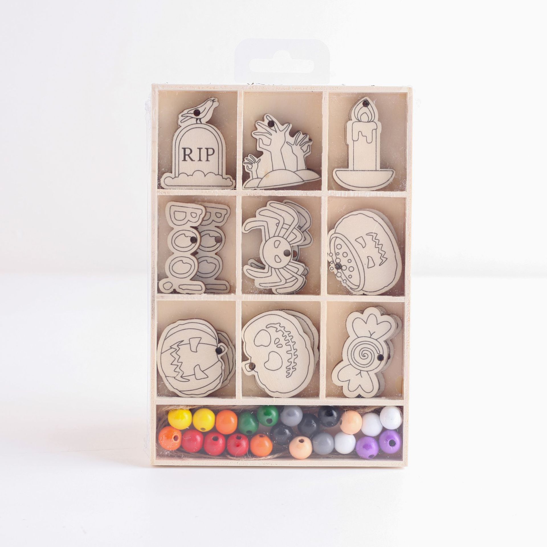 Lot de 6 bougies pour Halloween