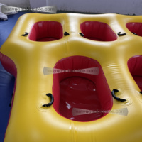 Spaß Aufblasbares Wassersport spielzeug Erwachsene Schlepp wasserski Rohr fliegendes Sofa verrückt Aufblasbares UFO-Boot