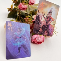 Cartes à collectionner holographiques Bords dorés dorés Acheter des cartes de jeu Impression de jeux de cartes personnalisés
