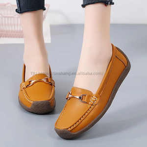 Zapatos Planos Cómodos de Maternidad para Mujer, Primavera Verano, Tipo Mocasín con Superficie Suave, Tallas Grandes 35-44, para Madres - Product Image 2