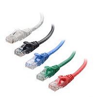 Cable de Conexión Ethernet CAT5 Sólido de 8 Núcleos con Revestimiento de PVC Anti-Rotura, Ideal para PC de Escritorio, Router y Conexión de Red Cableada IPTV