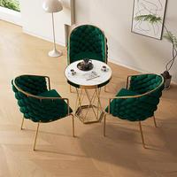 Chaise de style moderne-Chaise de salle à manger confortable pour la maison-Chaise Napoleon Blanche Design