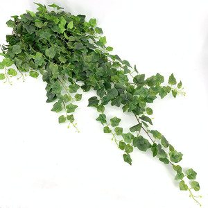 Künstliche Weinblatt-Girlande mit Mehreren Zweigen für Wand, Decke und Hochzeitsbogen - Kunstpflanzen Kletterpflanzen <span class=keywords><strong>Efeu</strong></span> - Product Image 1