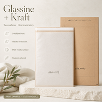 Bolsa de Embalaje de Ropa de Papel Kraft Glassine con Logotipo Personalizado, Proveedor de Soluciones de Embalaje de Ropa Personalizadas, para Equipos de Abastecimiento de Ropa