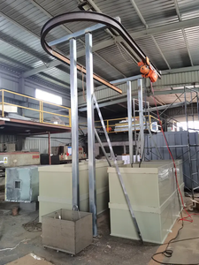 Réservoir de trempage avec bain de lavage Ligne de revêtement en poudre industrielle Dégraisser Système de prétraitement chimique Machine de revêtement métallique - Product Image 5