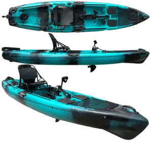 Kayak con azionamento a pedale per acqua oceanica più economico delle acque Offshore, Kayak portatile con pedalata