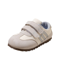 Vente en gros de baskets rétro pour filles, printemps-automne, fermeture à boucle et à scratch, motif géométrique, tige en PU, semelle en caoutchouc antidérapante