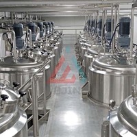 Machine de fabrication de crèmes, pâtes, lotions, produits alimentaires et cosmétiques, certifiée CE ISO, mélangeur, homogénéisateur sous vide, émulsifiant, pompe, moteur, boîte de vitesses SUS316