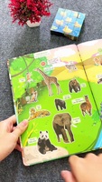 Livre audio en carton épais léger, son magique espagnol, matériaux écologiques OEM, vente en gros, faible MOQ, cadeau pour tout-petits et éducation à domicile