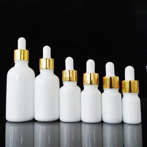 Luxury 10ml 15ml 20ml 30ml 2 oz 60 ml 100 ml Empty Essential Oil Opal White Porcelain Serum Glass <b>Dropper</b> <b>Bottle</b> With Pipette - Product Image 2