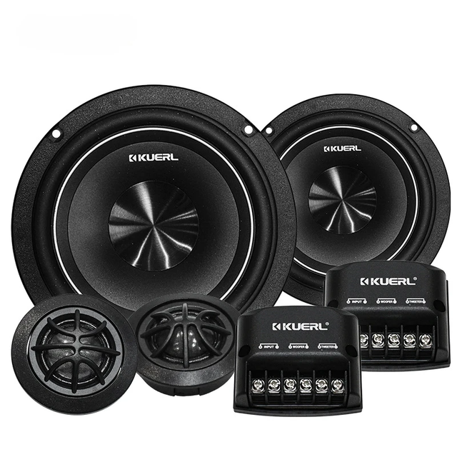 Professional 6.5Inch 2-Way Car Audio Coaxial Speaker & Driver for Front Door Sound System