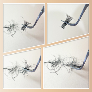 ESSI LASH <span class=keywords><strong>0.03</strong></span> 0.05 d j Curl ขนตาปลอมแบบต่อขนตา ผู้จำหน่ายขายส่ง ขนตาแคชเมียร์สีดำด้าน ฟู หนา นุ่ม แบบไหมกำมะหยี่ บรรจุในถาด - Product Image 3