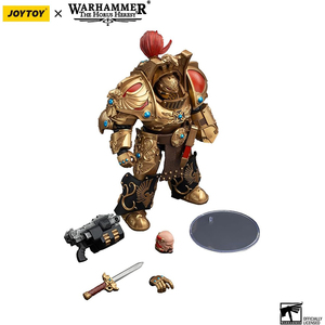 Figura de Acción JOYTOY Warhammer Aquilon Terminator <span class=keywords><strong>Squad</strong></span>, Aquilon con Lastrum Storm Bolter, Escala 1/18, Modelo Coleccionable Mecha - Product Image 5