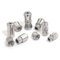 Fermoirs à vis en acier inoxydable Fermoir à baril Attaches cylindriques Boucles fermées pour Fournitures de bijoux à bricoler
