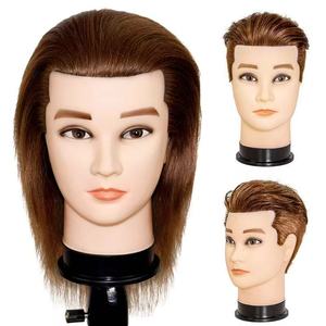 Têtes de poupées de dressage pour homme, coiffeur et cosmétologue, mannequin pour hommes noirs, présentoir à perruques - Product Image 6