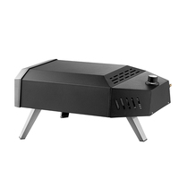 Four à pizza à gaz 12 pouces en acier inoxydable certifié CE, idéal pour usage domestique, hôtelier, extérieur, camping, barbecue, antiadhésif - Grande Vente