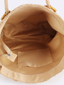 Nouveau sac fourre-tout à bandoulière grande capacité en polyester tissé avec fermeture éclair, idéal pour les vacances à la plage, polyvalent et décontracté, pour femme - Tanjing - Product Image 3