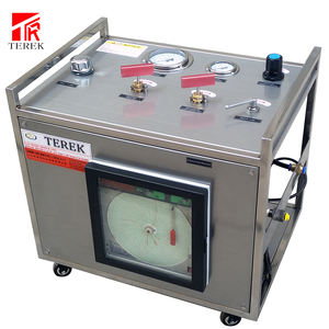 <span class=keywords><strong>Banco</strong></span> de prueba hidrostático portátil, bomba de refuerzo de líquido neumática de alta presión, con gráfico barton Recorder - Product Image 6