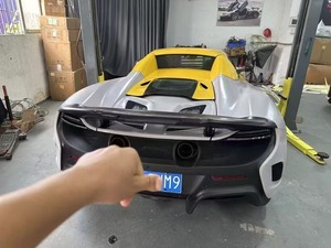 ชุดแต่ง McLaren MP4 12C อัพเกรดใหม่ คาร์บอนไฟเบอร์ กันชน สเกิร์ตข้าง ดิฟฟิวเซอร์ สปอยเลอร์ ฝากระโปรง สไตล์ 675LT - Product Image 3
