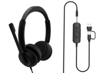Casque filaire USB pour ordinateur, PC, centre d'appels, avec microphone antibruit et bouton de sourdine, design confortable