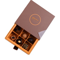 Boîte d'emballage cadeau de chocolats en papier pour barre de chocolat personnalisée luxueuse vide Best Bonon Dates Noix Bonbons Ramadan barre de chocolat