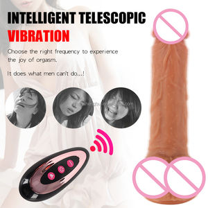 Frauen USB-Aufladung Träger lose Silikon Dildos Rotierende Fernbedienung Vibratoren Komfortable <span class=keywords><strong>Soft</strong></span> Adult Sextoys - Product Image 2
